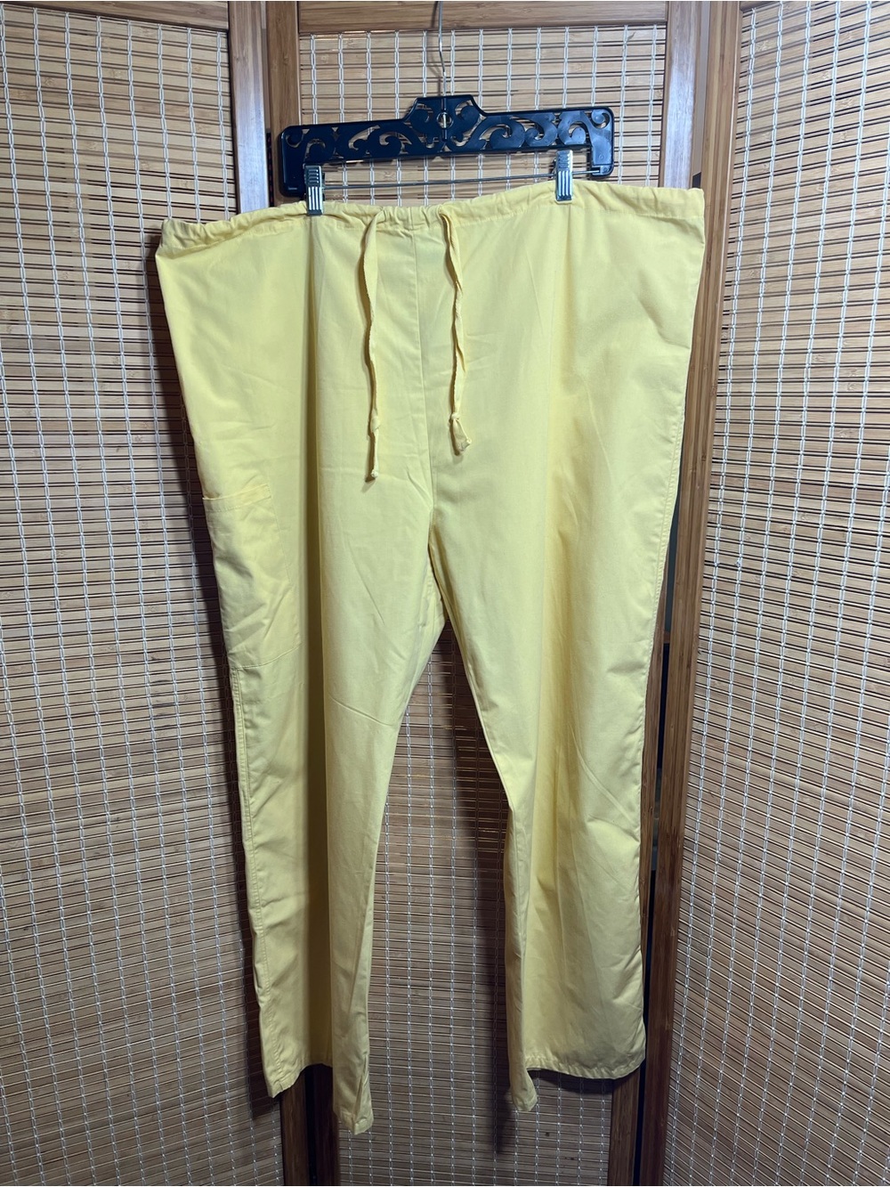 BlackStar Scrub Bottoms Women's Large Lemon Yellow  Healthcare Nursing 3X